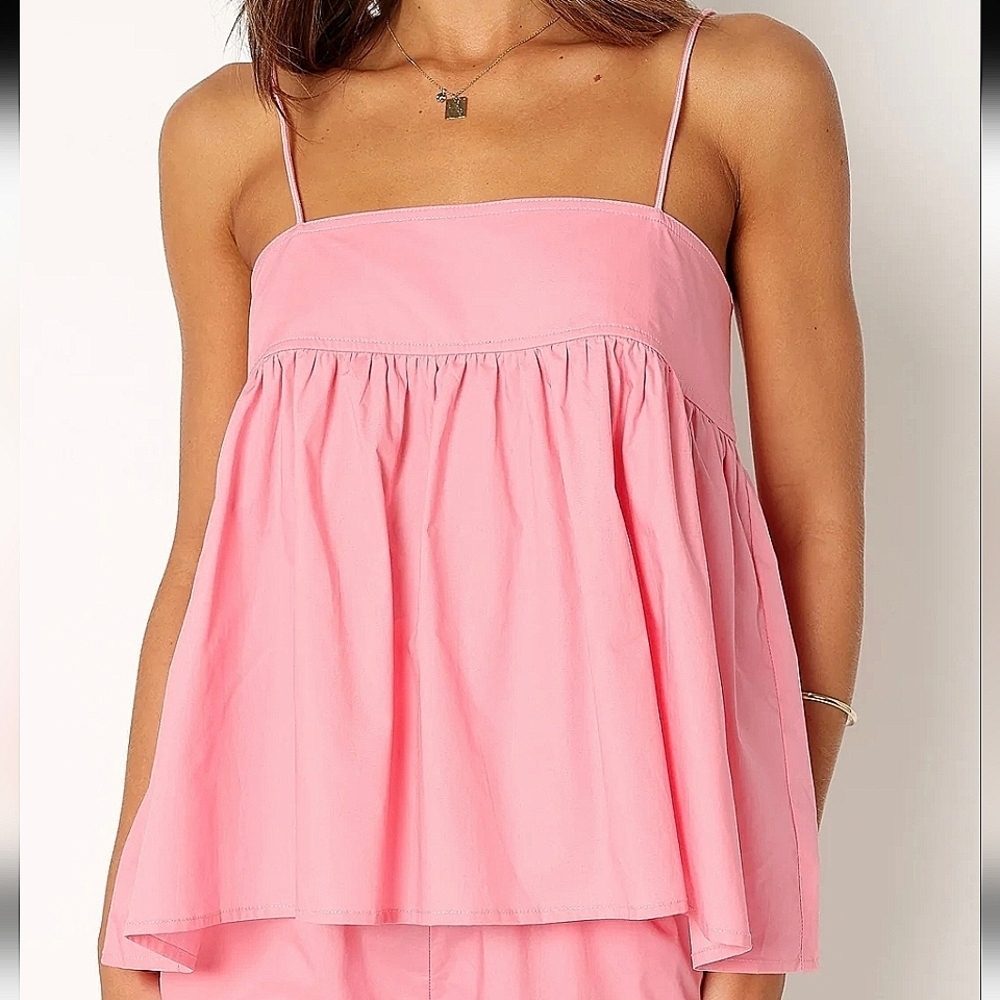 SNDYS-NWT-Petal and Pup "SERINA" Swing Babydoll Top-Size Small
